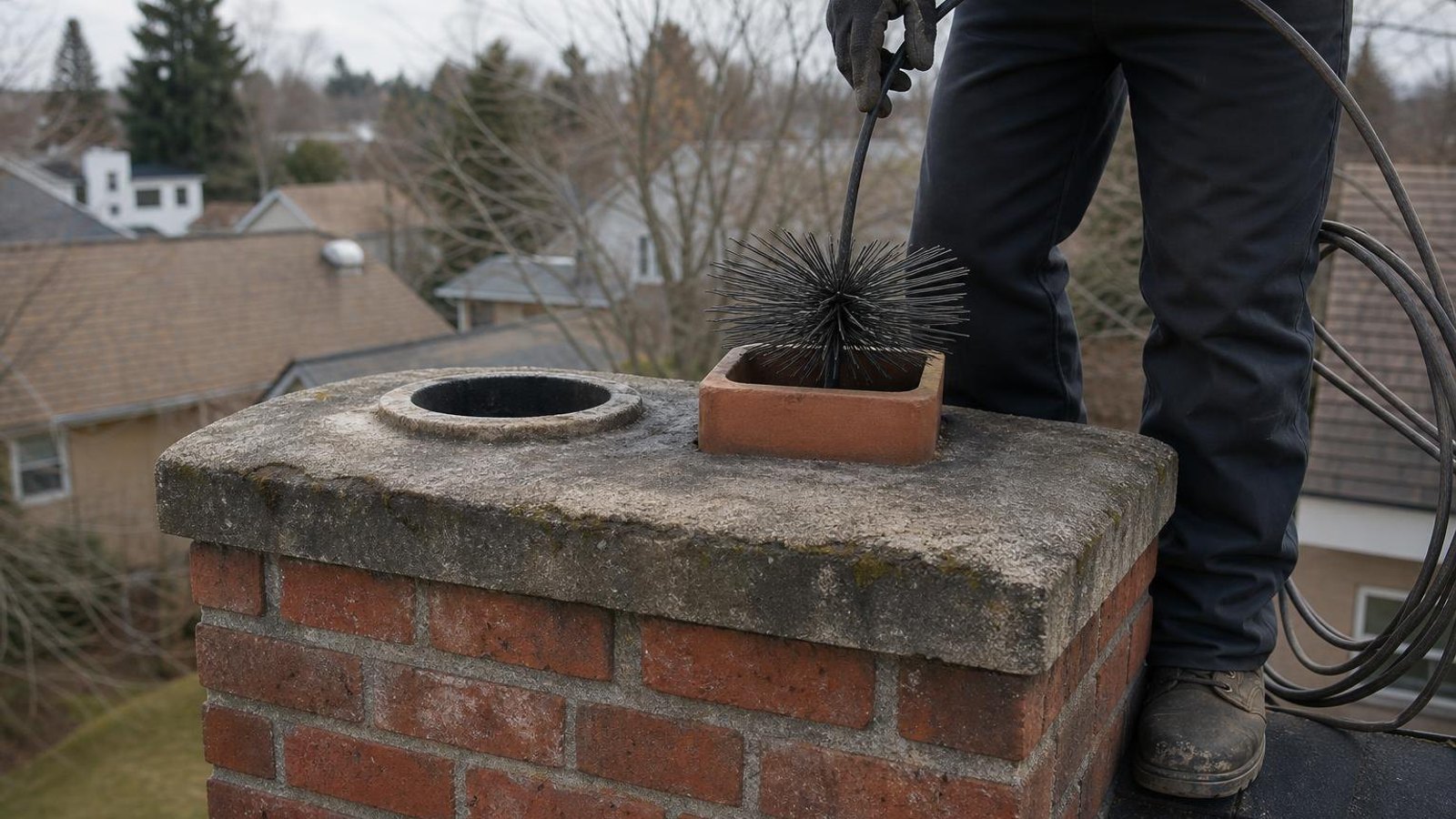 Practical chimney sweep & inspection in Gladstone